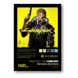 Poster Exclusivo De Videojuego: Cyberpunk 2077 (33x50 Cm)