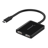 Sabrent - Adaptador Hdmi Dual Usb Tipo C (compatible Con Dos