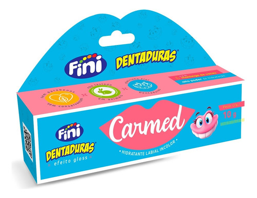 Carmed Protetor Labial Fini Dentaduras 10g 