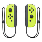 Kit De Controle Joystick Sem Fio Nintendo Switch Joy-con (l)/(r) Neón Amarelo-néon