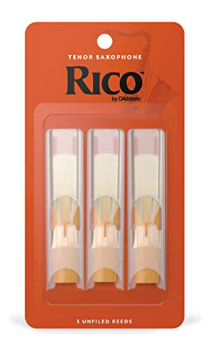 Rico Tenor Sax Reeds, Fuerza 2,0, 3-pack.