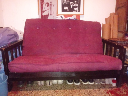 Futon Usado Cama Sillon 2 Plazas