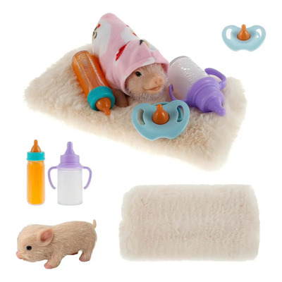 Jj Mini Piggy Doll, Muñeca De Silicona Con Forma | Meses sin interés