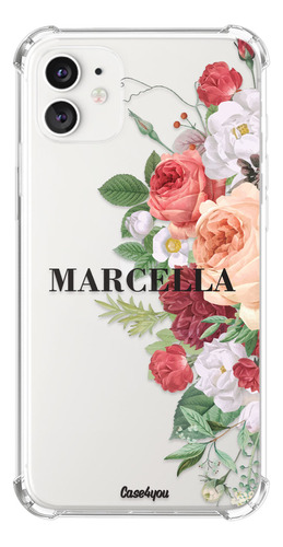 Capa Capinha Com Nome Personalizada Floral Candy