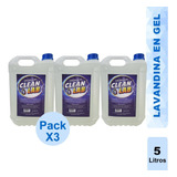 Gel Con Lavandina Baños Y Cocinas Oferta 3 X 5 Lts Clean Lab