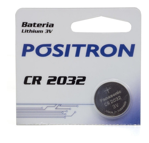 Bateria Positron Cr2032 (cartela Com 5 Peças)