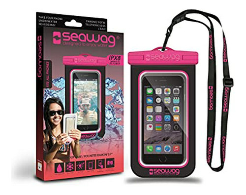 Funda Impermeable Para Smartphone Seawag: Negra/rosa