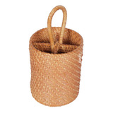 Cubiertero Organizador Ideal Cocina Rattan Natural 