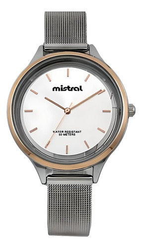 Reloj Mujer Mistral Lmi-1005tt-04 Agente Oficial 