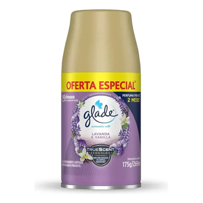 Desodorizador Automatic Refil Spray Lavanda & Baunilha 269ml Glade | MercadoLivre