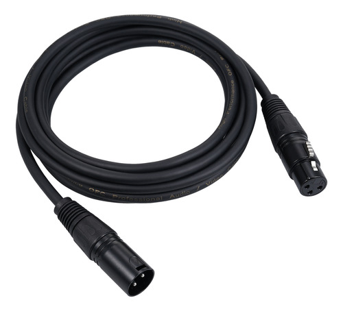 Cable De Audio Negro Cable/micrófono Canon Cable Xlr