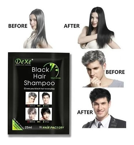 Shampoo Color Negro Caja X 10