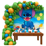 Kit Decoração De Festa Infantil Stitch M