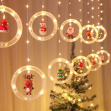 Navideñas De Ventana 3d Novedad Luces Colgantes Navidad Luce