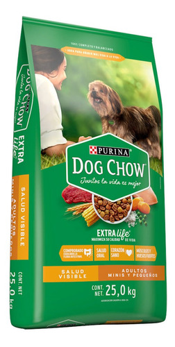 Dog Chow Alimento Perro Adulto  Razas Pequeñas Bulto 25 Kg