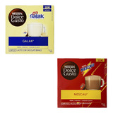 Kit 2 Caixa Galak Nescau Em Cápsula Nescafe Dolce Gusto