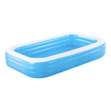 Piscina Familiar Inflable Rectangular Azul Aprox. 254 X 152