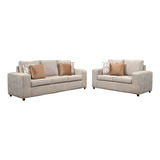 Sala Beige 3 2 (sofa Y Love) Baykan Fossil Mobelo