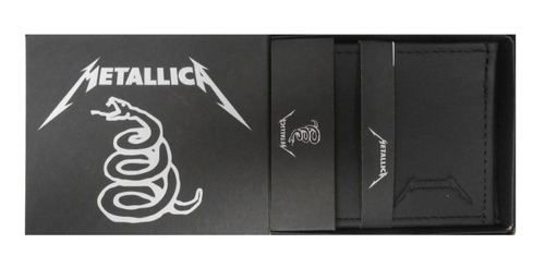Cartera Piel Rock Metallica