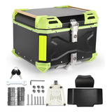 Caja Moto Top Case Aluminio Baul Con Base Universal 56 L