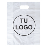 200 Bolsas Tipo Boutique Impresas Con Tu Logo 30 X 40cm