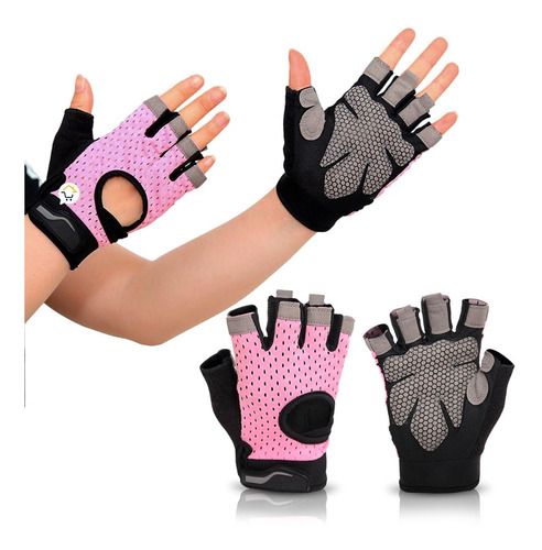 Guantes Medio Dedo Antideslizantes Ejercicio Aolikes01