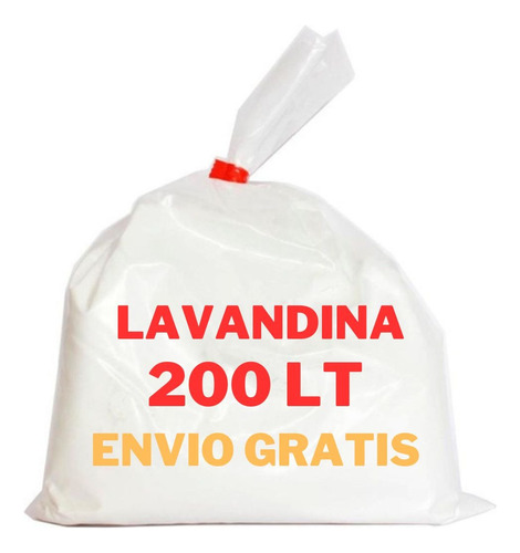 Lavandina Concentrada 200 Lt Granulada Rapida Disolucion 