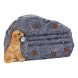 Adorno De Piedra Conmemorativa Para Perros, Lápida Estilo B