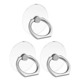 Naiadiy [3 Piezas] Soporte De Anillo Transparente Para Telef