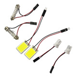 Plafon Led Cob Panel 18 Led Luz Interior Auto X 2 Unidades