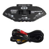 Selector De Audio Video Rca 3 Vias 1 Salida 130-075