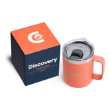 Taza Termica Tapa Magnetic Slider 350 Ml Termo Mug Discovery Color Naranja Taza Térmica 350 Ml