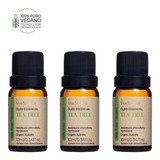 Kit 3 Óleo Essencial De Melaleuca (tea Tree) Via Aroma 10ml