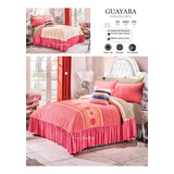 Colcha Duo Guayaba Matrimonial/queen Size Intima Hogar