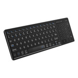 Teclado Inalámbrico Dual-mode 2.4g/bt Diseño Ergonómico Con