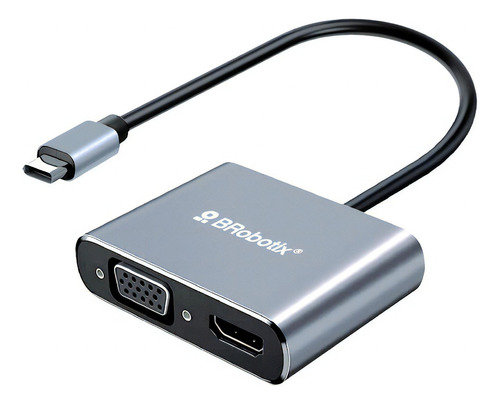 Docking 4 En 1: Usb C A Vga, Hdmi, Usb 3.0, Usb C