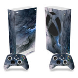 Skin Para Xbox Series S Adesivo Vertical - Modelo 091