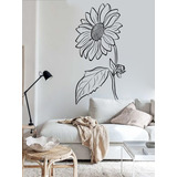 Vinil Decorativo Para Pared Flor Girasol