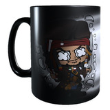 Taza Tazón Mágico, Cambia Color, Diseño Jack Sparrow