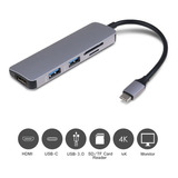 Tipo C Usb 3.0 A 4k Hdmi Usb 3.0 Sd Tf Lector De Tarjetas 5i