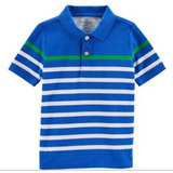 Camisa Polo Infantil Oshkosh B'gosh Listras Masculino