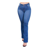 Jeans Pantalones Acampanados Mujer Calidad Premium