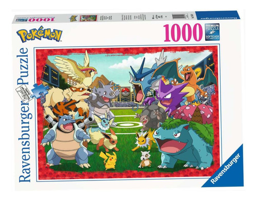 Rompecabezas Torneo Pokemon 1000 Pz Ravensburger Pikachu Ash