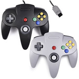 2 Controladores Clásicos N64 Para Videojuegos Retro, Contr.