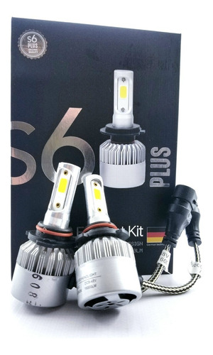 Kit Cree Led S6 Plus Hd H1 H3 H7 H11 H16 9005 9006 44000lm