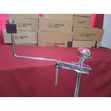 Clamp Doble Platillo Y Percusion Holder Salsa Timbales Banda