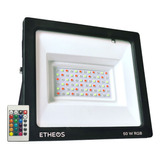 Reflector Led Rgb 50w Ip65 Control Remoto Colores 3000lm 