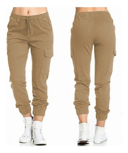 . Pantalón Jogger Tipo Cargo For Dama .