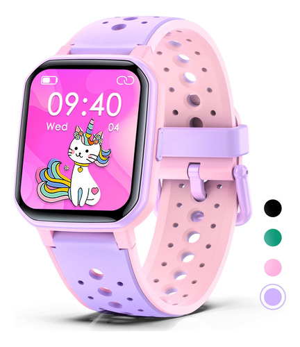 Reloj Inteligente P/niños Digeehot De 3-16 Años- Morado