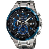 Relogio Edifice Efr-539d-1a2vudf Prata Fundo Azul C/ Caixa 